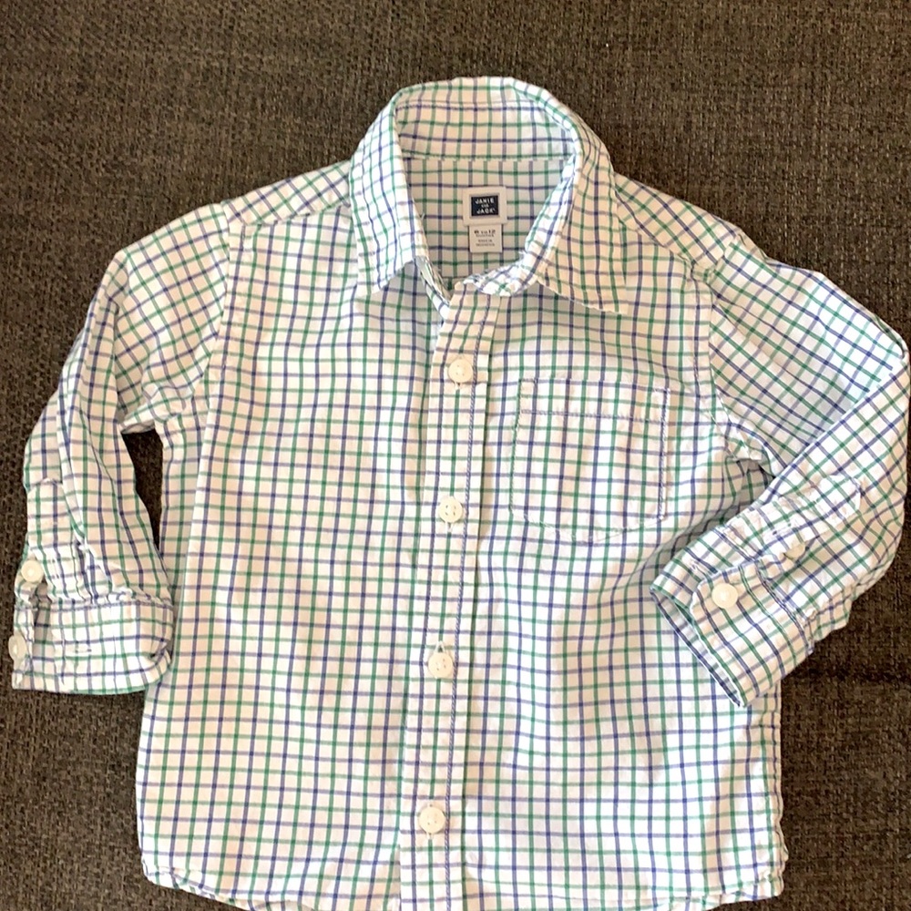 Janie and Jack, baby boys dress too, 6-12 months